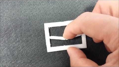 3D printed compliant structure (nylon: Esun)