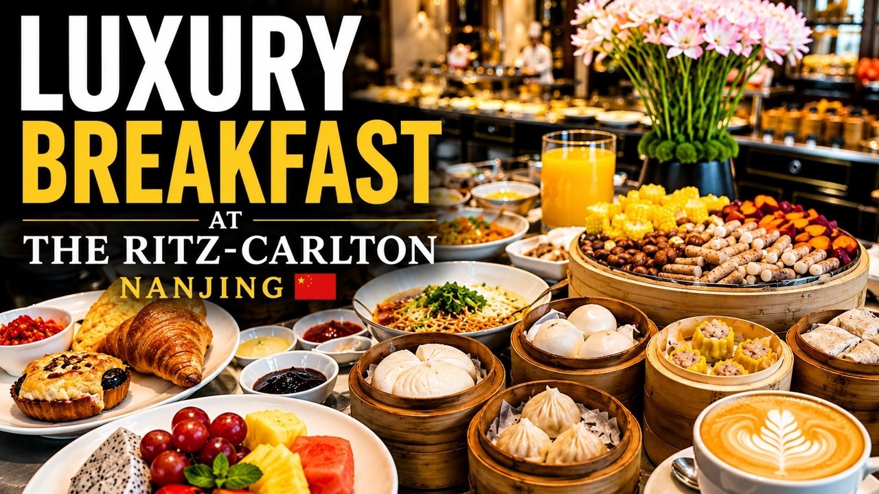 Luxury Breakfast at The Ritz-Carlton Nanjing 🇨🇳