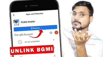 How to Unlink BGMI From Google Account | Disconnect BGMI From Gmail 2023