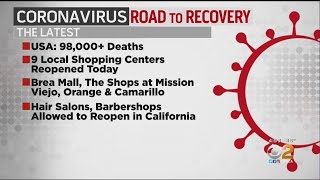 Los angeles county announced 1,800 new coronavirus cases tuesday, as
gov. newsom gave the green light for some counties to move into phase
three of his reope...