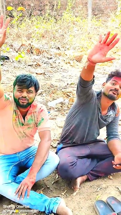 happy holi funny status