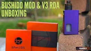 Bushido Mod e V3 RDA by BP Mods/Dovpo - Unboxing