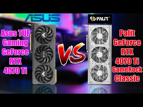 Asus TUF Gaming GeForce RTX 4070 Ti vs Palit GeForce RTX 4070 Ti GameRock Classic Comparison