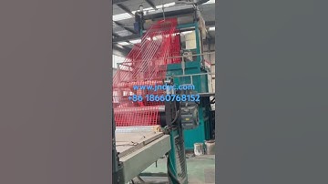 Plastic safety fence bury warning mesh pipe production line