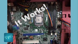 One Xeon E3 1270v3 plus one Dell Motherboard from a 9020 and, Wow!