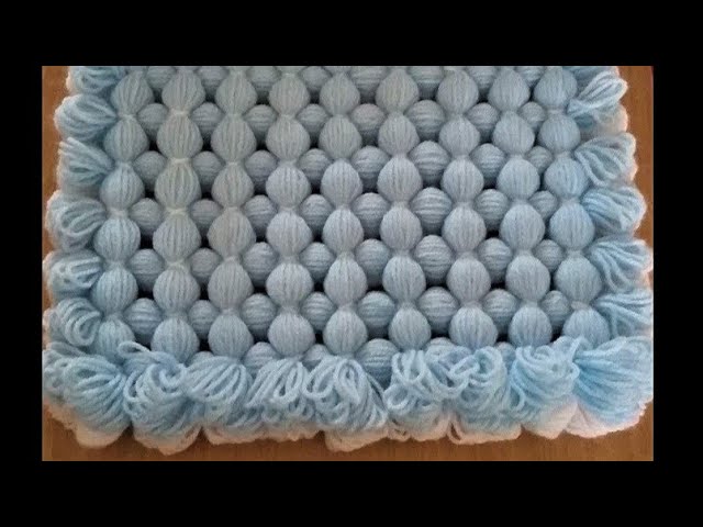 Frame/loom to make pom pom blanket 31 x 26.5 instructions small pom poms