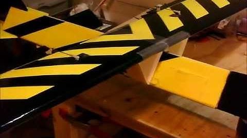 Foam Board RC plane- Caution Plane Build and Maiden