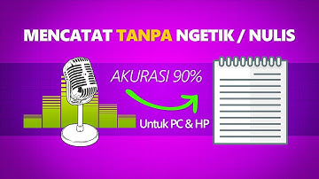 Merubah Suara Menjadi Teks - Speech To Text Indonesia Terbaik