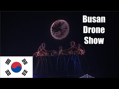 [4K] Busan Drone Show - Gwangalli Beach