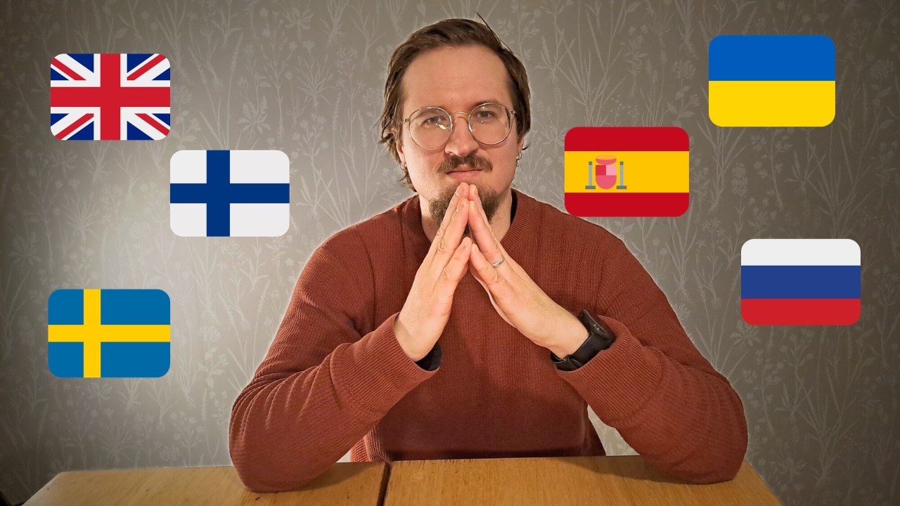 Puhun videolla kuutta kieltä! Kuinka nopeasti voi oppia uusi kieli?