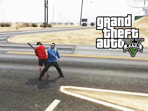 GTA 5 Online Lui Calibre vs H2O Delirious and Stunt Jumps with Vanoss