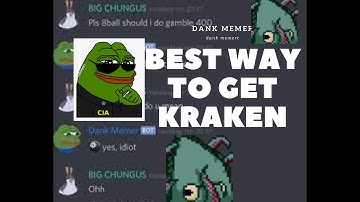 The best way to get Kraken Through Pls fish try it yourself | dank memer | discord