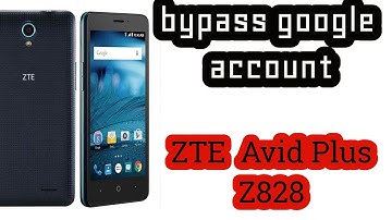 Bypass FRP lock on ZTE Avid Plus (Z828)