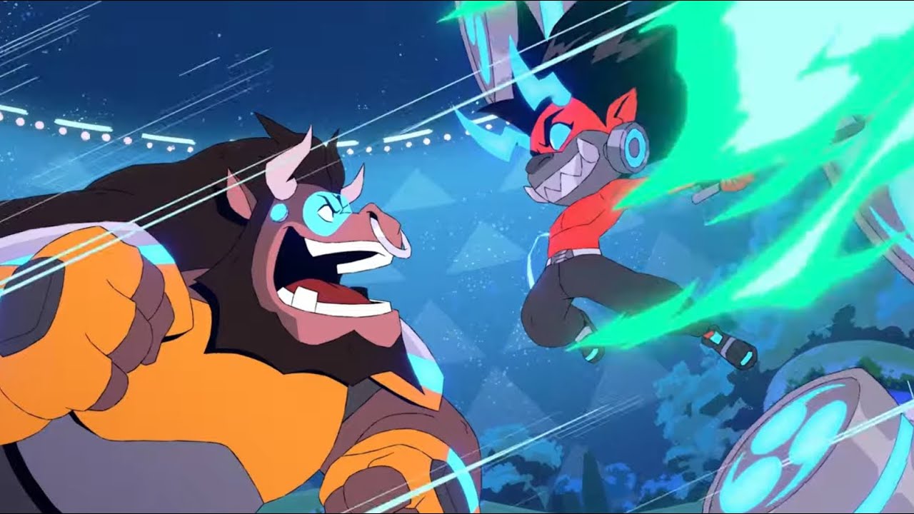 music that plays during a fight in a large arena