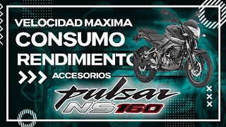 PULSAR NS 160 | VELOCIDAD MAXIMA | CONSUMOS⛽