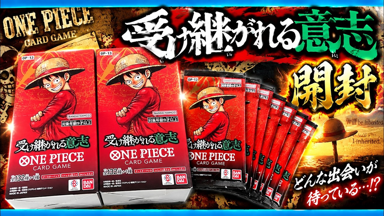 受け継がれる意志を開封！何が出る!?【ONE PIECEカード開封LIVE