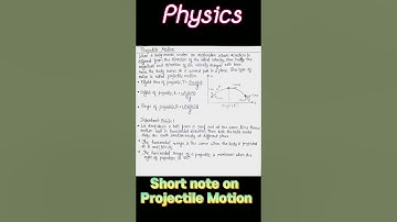 Projectile Motion|Physics|Class 11|Prepare #physics #class11 #projectilemotion