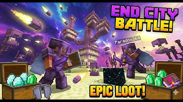 Minecraft End City Raid with Paradox264 & Iteration T Shaders (No Commentary) Raw Gameplay NO CUTS