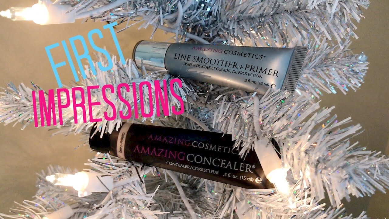 Amazing Concealer & Line Smoother + Primer | Amazing Cosmetics {First Impressions}