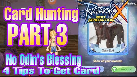 ROX FARMING CARD PART 3 / NO Odin’s Blessing [4 Tips To Get CARD] / Ragnarok X Next Generation