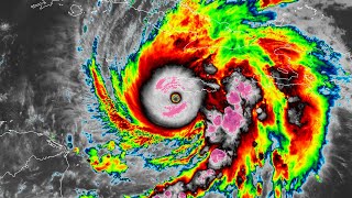 Infrared Satellite Animation of Major Hurricane Melissa (2025) screenshot 3