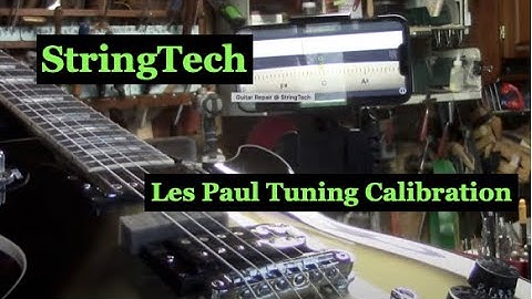 Gibson LP Tuning / Full Calibration@StringTechWorkstations