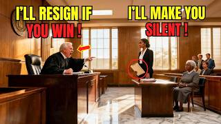 "Win This Case, I'll Resign" Judge Dares Black Girl — The Courtroom Goes Silent After Her First Line