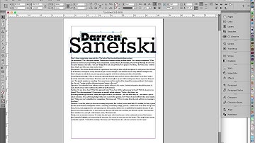 Lesson 05 Character and Paragraph Formating in InDesign CC 2015