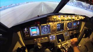 A Spin Around Gibraltar Airport. A first person view from a Simulator Flight