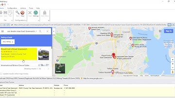 Scraping Google maps business listings : name, address, phone, website