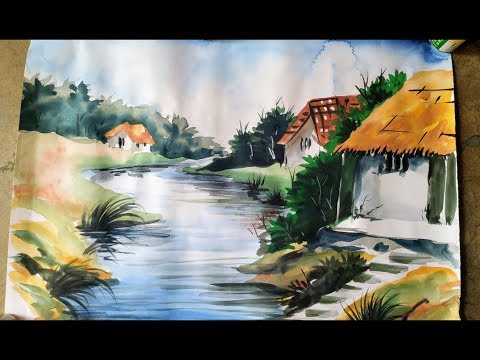 Buy Water colour paintings Handmade Painting by NARINDER KUMAR NAGIA.  Code:ART_8298_71631 - Paintings for Sale online in India.
