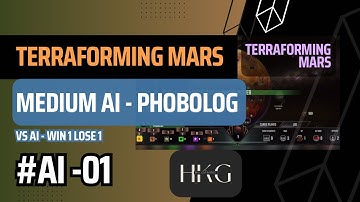 Terraforming Mars iOS | Win vs AI Medium Difficulty - Phobolog | Full Playthrough |  Store | No Cty