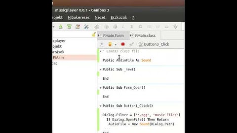 Music player for linux - Gambas