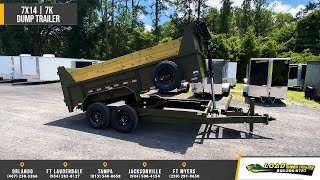 7x14 AMP TRAILERS DUMP Trailer offered by Load Runner Trailers