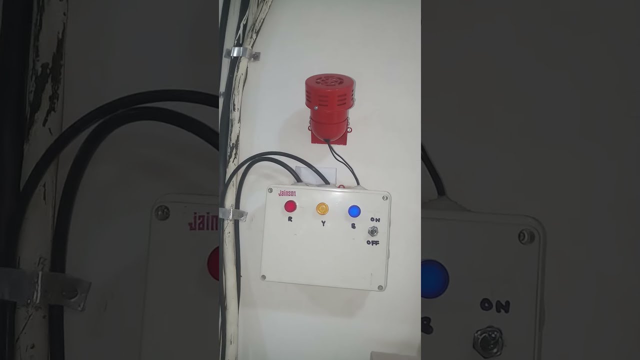 3 phase power failure alarm system