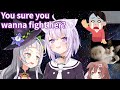 【Eng】Okayu's cat,Temari beat Korone and Okayu's friend cuz she was jealous