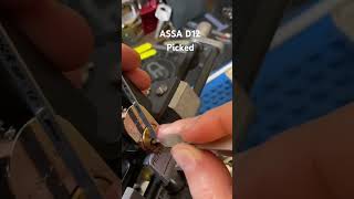 ASSA D12 Picked #lockpicking #locksport