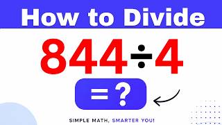 844÷4  Divide 844 by 4 - Long division Method