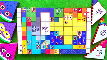Looking for Numberblocks NEW 211 51 Puzzle Tetris Shape, ASMR chirping of birds
