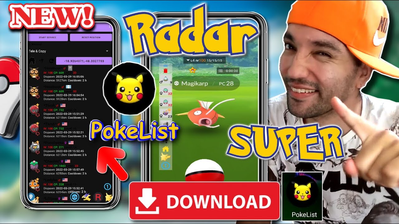 Capturar pokemon raro com pokezz radar de localização discordapp pelo  emulador NOX