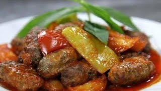 Турецкие Котлеты (İzmir Köfte) Очень Вкусный И Простой Рецепт!! / фрикадельки в томатном соусе
