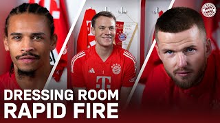 This is how Sané, Neuer & Co. prepare for a match! | Rapid Fire Matchday Question