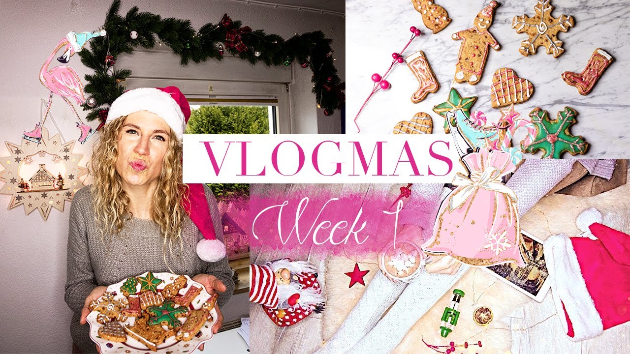 VLOGMAS 2020 Week 1 | Cozy at home watching the first snow, Nikolaus Day & making tarte flambee 🎄✨