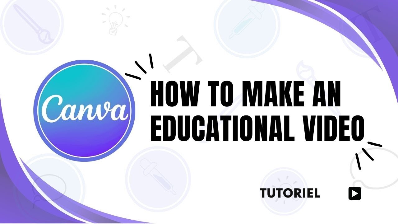 How to make an educational video on Canva - YouTube