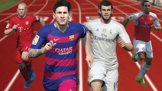 FIFA 16 Speed Test | Fastest Right Wingers (RW/RM/RF) in FIFA (without the ball)
