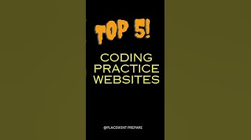 Top 5 coding practice websites #coding #placementprepare #placement #top5 #companies #coding #trend