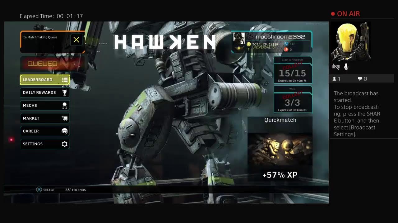Hawken robots fighting