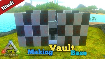 Making Vault Base Ark Mobile | Build Small Vault Base Ark Hindi
