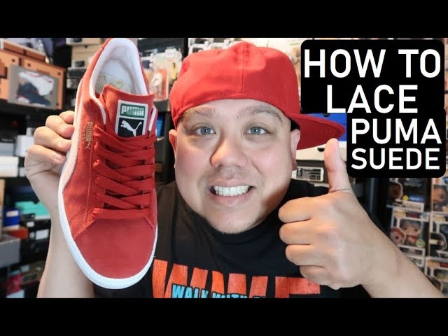 HOW TO LACE PUMA SUEDE CLASSIC SHOES 