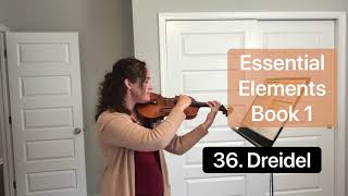 36. Dreidel (Essential Elements Book 1) play along